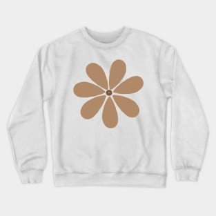 Minimalist Abstract Cute Minimal Flower Cute Minimal  design Crewneck Sweatshirt